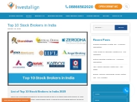 Top 10 Stock Brokers In India 2021 | Top Brokerage Firm In India