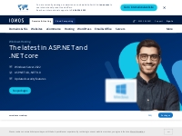 Windows Web Hosting UK: ASP.NET and .NET core | IONOS