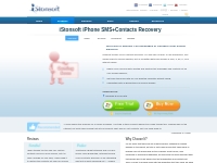 iStonsoft iPhone SMS+Contacts Recovery: One-Click to Restore Lost Mess