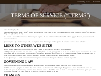 Terms of Service ( Terms ) | Jeff Phillips Joinery