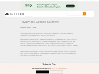  		Privacy and Cookies Statement - Jetsetter