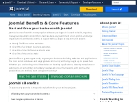 Joomla! Benefits   Core Features: multilingual, well supported...