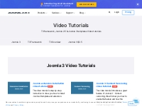 Joomla video tutorialsJoomla video tutorials, Joomla 3 video tutorials