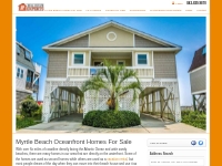 Myrtle Beach Oceanfront Homes For Sale