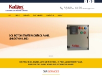 DOL Motor Starter Control Panel | Star Delta Starter Motor Control Pan