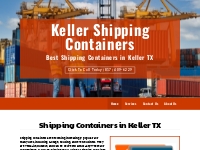 Shipping Container Rental | Container Shipping | Keller, TX