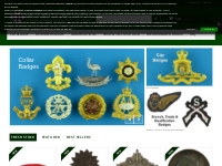 Militaria, Army Badge and Uniform Button Dealers - www.KellyBadges.co.