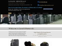 Headstones Lanarkshire | Headstones | Memorials | Lanarkshire, Wishaw