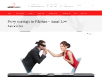Proxy marriage in Pakistan   Europe-Proxy Divorce-Aazad Law Associates