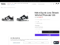 Nike Dunk Low  Black White / Panda  GS | LEVITATE SNEAKERS   Levitate 