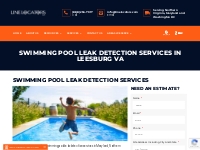 Swimming Pool Leak Detection Services - Pool Leak Detection Company Vi