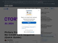 Pictory Free Trial 2024 | No Credit Card Required (Quick Guide)