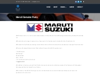 Buy Maruti Spare Parts Online, Maruti Genuine Parts Authorised Distrib