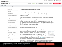 Active Directory Workflow Management - Active Directory Ticketing - Ma