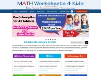 Worksheets for Kids | Free Printables for K-12