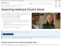 Reporting Medicare fraud   abuse | Medicare