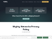 Privacy Policy | Mighty Networks
