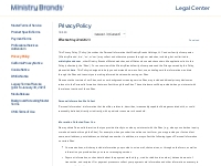 Ministry Brands Legal Center