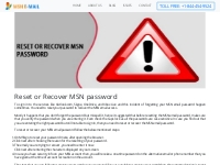 Reset or Recover MSN Password