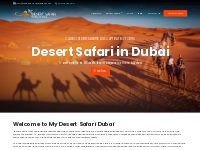 Desert Safari Dubai | Best Desert Safari Tour Operator in Dubai