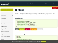 Buttons - Responsee - lightweight responsive CSS framework