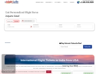Flight Tickets to India from USA, Cheap India air ticket price $560