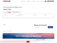 USA to India Flights, Cheap Flight Tickets to India from USA $613