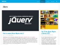 jQuery Archives | NARGA