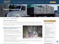 Flatbed Transport Company | Flatbed Transportation Carrier