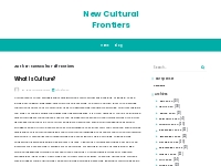 Newculturalfrontiers, Author at New Cultural Frontiers