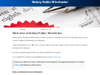 Notary Public Winchester