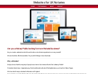 Websites for Notaries in the UK. Notary Public Websites