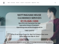 House Clearance Nottingham | Affordable House Clearance Services