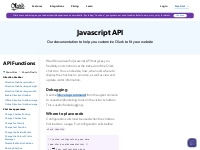 JavaScript API | Olark