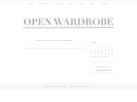 Open Wardrobe | Welcome to your Open Wardrobe
