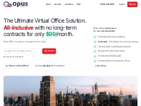 Opus Virtual Offices | Business Address, Receptionist, Conference Room