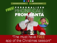 A Free Personalized Phone Call from Santa Claus App - Free Phone Call 