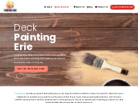 Deck Painting Services In Erie, PA {fce0038d63acdeabd6d58efe7bf1e1eabf