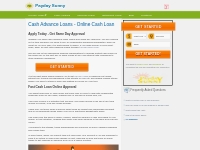 Cash Advance Loans - Online Cash Loan | Payday Sunny