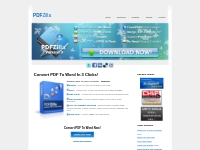 PDFZilla - Convert PDF to Word, Excel, Images and More