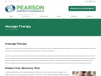 Massage Therapy - Pearson Chiropractic   Rehabilitation
