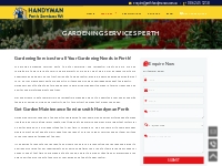      Gardening Services Perth  | Gardeners Perth | Local Gardeners