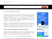 An Overview of Project Management - Documentation, Assessment, Analysi