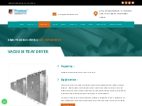 Vacuum Tray Dryer - Promas Engineering Pvt. Ltd.