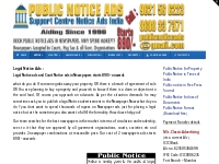 LEGAL NOTICE ADS IN NEWSPAPERS - PUBLIC-NOTICE -STARTS-890/-
