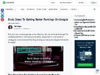 Boost Google Rankings: Basic Steps for Better Results
