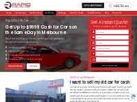 Sell My Car Melbourne | Instant Car Valuation   Cash Quote Online