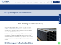 Rectangular Hollow Sections (RHS) | in Structural Engineering