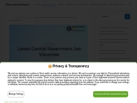 Latest Central Government Recruitment 2021-22   100000+Vacancies
