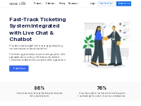 Seamless Ticketing System Integrated With Live Chat   Chatbot